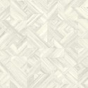 Casadeco|Papier peint style zen bambou tissé blanc|Imitation Raphia