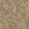 Casadeco|Oriental style wallpaper with brown bamboo fiber|Raffia Imitation
