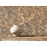 Casadeco|Oriental style wallpaper with brown bamboo fiber|Raffia Imitation