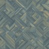 Casadeco|Tropical oriental style wallpaper with blue bamboo|Tropical