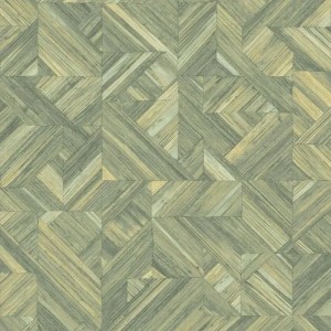 Casadeco|Papier peint oriental bambou tissé vert|Tropical