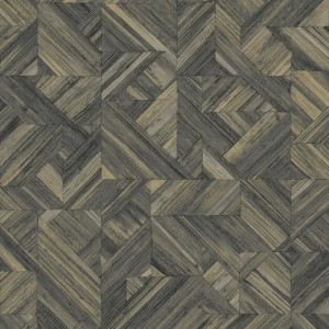 Casadeco|Papier peint oriental bambou tissé vert|Tropical