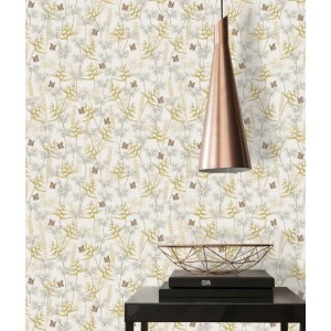 Rasch|Tapete romantisch weißsilber Blumen|Romantisch 2