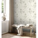 As Creation|Wallpaper romantic white and green butterfly flowers|Wallpaper