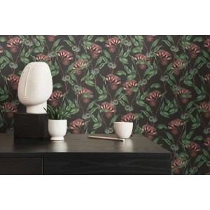 As Creation|Papier Peint plantes sauvages noir et blanc|Papier Peint 2