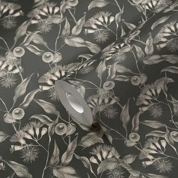 As Creation|Wallpaper black and white jungle plants|Wallpaper