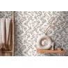 As Creation|Papier Peint style floral blanc crème|Papier Peint