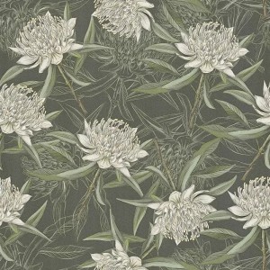 As Creation|Papier Peint floral roses rouges et tulipes|Fleursl Vintage