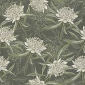 As Creation|Wallpaper green floral style chrysanthemums|Wallpaper
