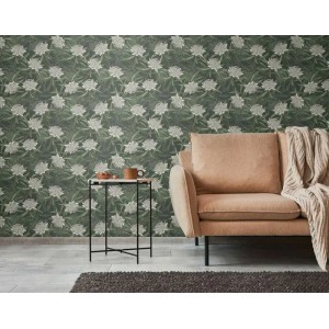 Casadeco|Distressed or patina effect wallpaper in truffle brown|Wallpaper 2