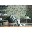 As Creation|Wallpaper green floral style chrysanthemums|Wallpaper