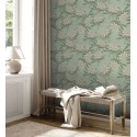 As Creation|Wallpaper green floral style chrysanthemums|Wallpaper