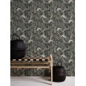 As Creation|Wallpaper with black floral print|Wallpaper