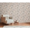 As Creation|Papier Peint imprimé style floral beige|Scandinave