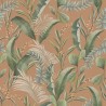 As Creation|Papier Peint feuilles style floral tropical orange|Papier Peint