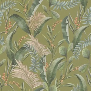 Khroma|Wallpaper with fine palm leaves on beige background|Wallpaper