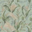 As Creation|Wallpaper large leaves in green tones|Wallpaper