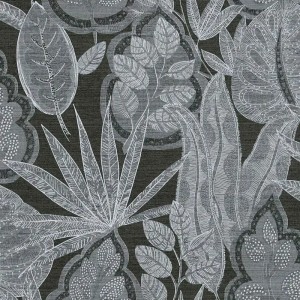 As Creation|Wallpaper boho floral style in terracotta brown|Ethnic
