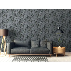 As Creation|Tapete im Boho-Stil mit floralen Mustern in Terrakotta-Braun|Ethnisch 2