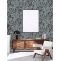 As Creation|Papier Peint style floral boho noir|Papier Peint