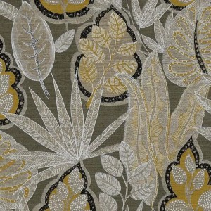 As Creation|Wallpaper boho floral style in terracotta brown|Ethnic