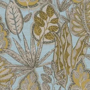 As Creation|Tapete im Boho-Stil mit floralen Mustern in Terrakotta-Braun|Ethnisch