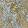 As Creation|Papier Peint style floral boho turquoise et jaune|Rétro