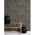As Creation|Papier Peint style floral bohème tons marron|Rétro