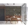 As Creation|Wallpaper boho floral style in brown tones|Retro