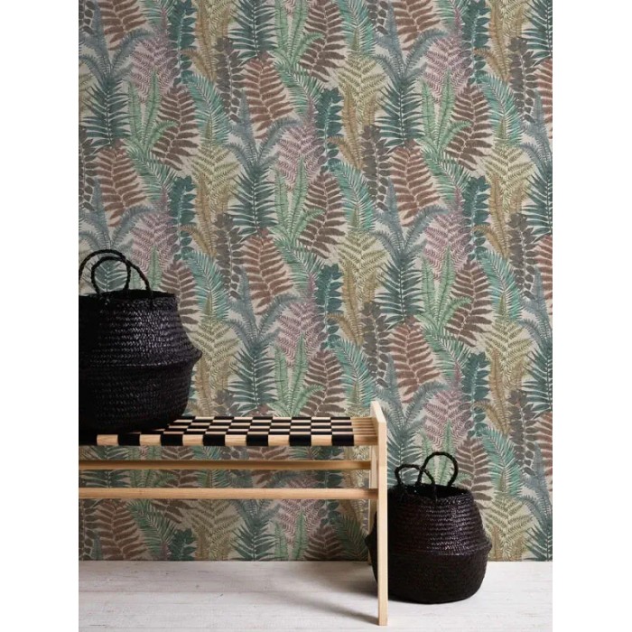 As Creation|Wallpaper multicolor tree ferns|Wallpaper