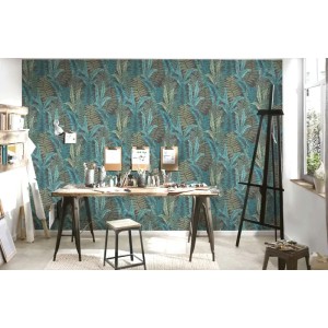 Papeldecor|Tapete Tropenmuster mit Glanz|Tapeten 2
