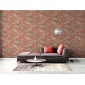 As Creation|Papier Peint mélange de fleurs orange|Moderne