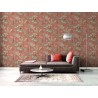 As Creation|Wallpaper mixed orange flowers|Modern