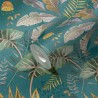 As Creation|Papier Peint mélange de feuilles florales vertes|Moderne