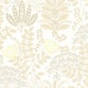 As Creation|Papier Peint fleurs style boho blanc et orange|Papier Peint