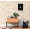 As Creation|Papier Peint fleurs style boho blanc et orange|Papier Peint