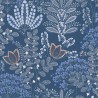 As Creation|Retro floral wallpaper in boho blue style|Modern
