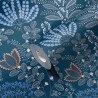 As Creation|Retro floral wallpaper in boho blue style|Modern