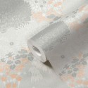As Creation|Papier Peint jardin botanique floral gris clair|Papier Peint