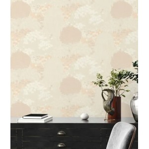 As Creation|Papel Pintado estampado floral bambú beige crema|Papel Pintado 2