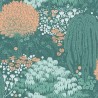 Papel pintado jardín botánico floral verde - As Creation Famous Garden 393503