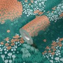 Papel pintado jardín botánico floral verde - As Creation Famous Garden 393503