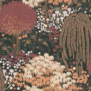 As Creation|Papier Peint jardin botanique floral gris clair|Papier Peint