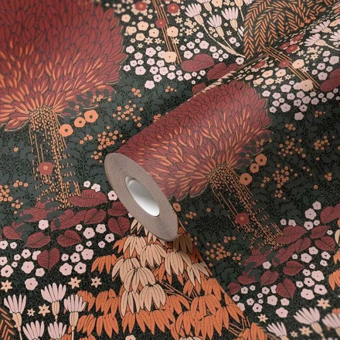 As Creation|Tapete botanischer Garten mit mehrfarbigen Blumenmuster|Modern