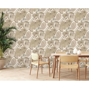 As Creation|Wallpaper tropical jungle floral white and green|Wallpaper 2