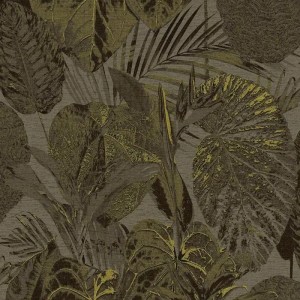 As Creation|Papier Peint grandes feuilles tropicales beige|Papier Peint