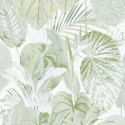 As Creation|Wallpaper tropical jungle floral white and green|Wallpaper