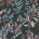 Architects Paper|Papier peint noir branches et feuilles effet aquarelle|Papier Peint