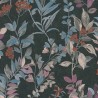 Architects Paper|Papier peint noir branches et feuilles effet aquarelle|Papier Peint