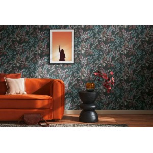 Papeldecor|Wallpaper plaster effect black gloss|Wallpaper 2